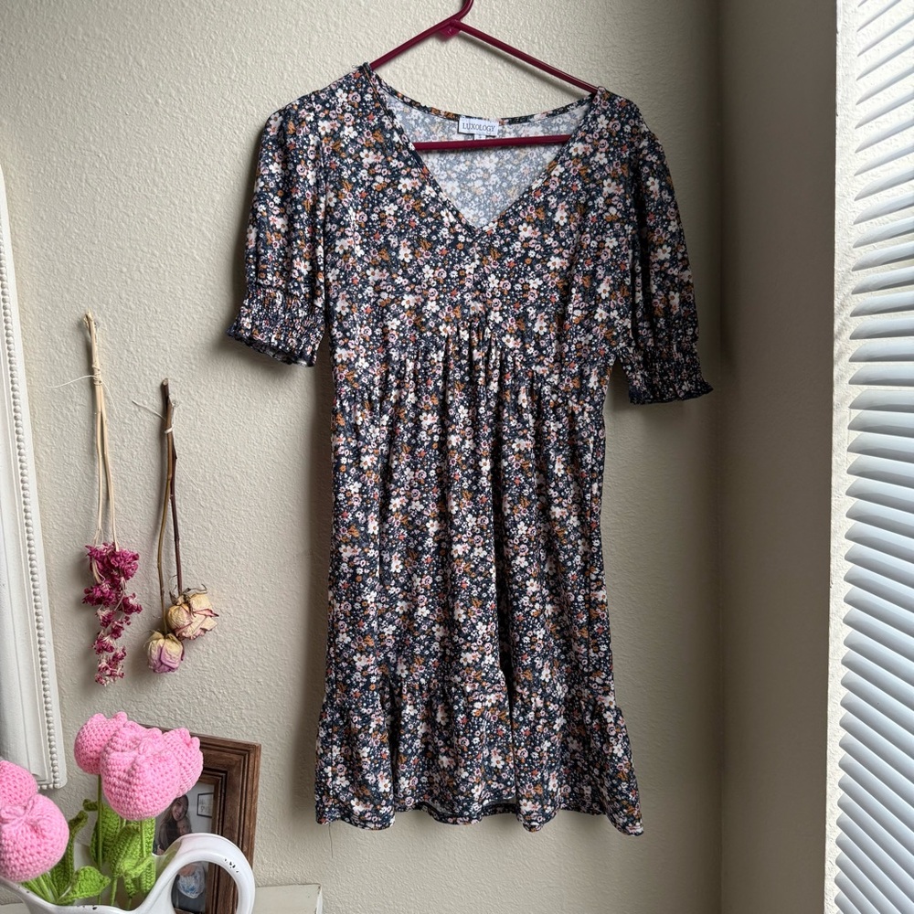 Short floral dress
